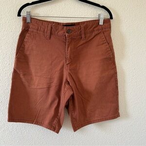 RSQ Men’s Mid Length Chino Shorts Sz 30 Stretchy Beach Vacation Preppy Cruise